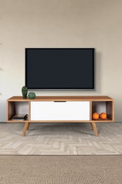 Hanah Home Mesir 3326 Soporte para TV Nogal y Blanco